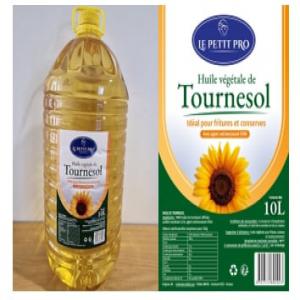  Huile Tournesol Avec Anti Moussant Spéciale Pro - huiles huile de tournesol de marque francaise special friture avec anti moussant (e900).. ideal pour les professionneles . format 10l 72 bouteilles /pal 