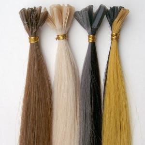  Wholesale 100% Virgin Human Hair Extensions -  advertising new products 100% virgin hair straight/curly pre bonded i tip human hair extensions for free----products description----material virgin /remy / non-remy hair----characteristic human hair----moq 500g-1000g----wholesale 100% virgin human hair extension,  full cuticle remy hair weave----advantages----1. hand collect