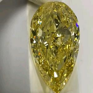  Yellow Pear Diamond Modified Brilliant - stone rock diamant coupe poire pear diamond modified brilliant 46.56 x 30.23 x 19.23 mm 202 18 carat color origin natural color distribution even clarity grade sl1 gia available / malkamit or ferrari process / available hong kong offer available 72 hours 70k per carat hong kong 72