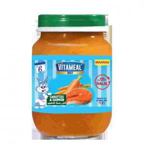  Petit Pot Bébé Carottes Saumon 190g - poissons une saveur exceptionnelle de nos petits pots mixtes qui encouragera votre bébé à découvrir le bon goût des aliments à partir de ses 6 mois.--nos matières premières sont sélectionnées avec le plus grand soin pour nourrir votre b&eac