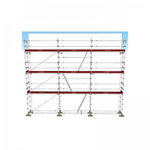  Échafaudage Layher - matériels machines l’échafaudage universel lightweight galvanisé layher est constitué par un système complet d’éléments linéaires,  assemblés entre eux par clavetage ---des montants superposables par emboîtement,  avec des disques soudés tous les 50 cm