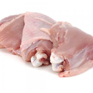  Halal Chicken Thigh Boneless Skin On - meat and eggs chicken thighs are a cut of dark meat from the leg of the chicken. they are known for their rich flavor and juicy texture,  due to their higher fat content compared to chicken breasts. chicken thighs are versatile and can be cooked in a variety of ways,  including baking,  grilling,  pan-frying,  and slo