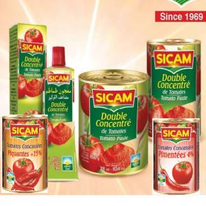  Harissa -tomates Concasses Pimentees - épices aromates vente en gros par conteneur complet--vente en cout et fret----conserve de 400gr  ( carton de 24x400gr)--tube de 140gr ( carton/présentoir de 30 x140gr)--harissa du cap bon--tomates concassée pimentées 4% et 15%--ddm 3 ans--écriture en français et anglais----devis s