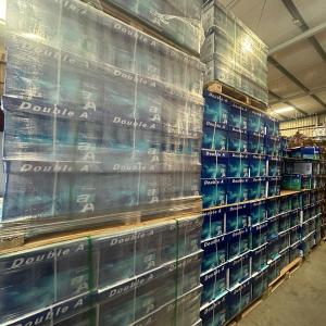  Stock Ramette Papier A4 Double - autres nouvelle arrivage stock disponible de 78000 ramettes de papier a4 80 gramme marque double a conditionnement par boite de 5 ramettes de 500 feuilles sur palette europe &agrave; vendre en lots minimum de 7800 ramettes .1 28€ la ramette hors frais de transport maritime 