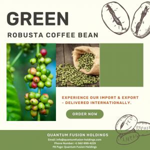  Coffee Bean, Cashews - coffee cocoa tea the product material of a green robusta coffee bean is simply coffee beans. more specifically,  they are the seeds of the coffea canephora plant,  also known as the robusta coffee plant. these seeds are unroasted and remain green until processed further for brewing.