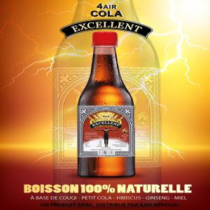  4air Cola Excellent - boissons non alcolisée en raison de sa teneur en caf&eacute;ine,  petit cola est un stimulant naturel,  qui aide effectivement &agrave; lutter contre la fatigue et l endormissement,  comme &agrave; conserver sa vigilance.----am&eacute;liore la fonction sexuelle--d&eacute;veloppe l &eacute;nergie,  la vigueur et la force physi