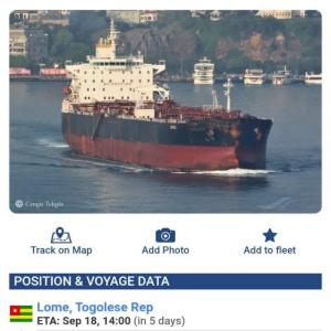  Vente De Navire D'ago Lomé - pétrole gaz nous offrons &agrave; la vente 3 cargaison de diesel ago  en direction de lom&eacute;,  togo -----1. -navire 1- - 100 000 mt en provenance de malte,  arriv&eacute;e pr&eacute;vue le 21 septembre.--2. -navire 2- - 70 000 mt en provenance d'&eacute;gypte,  arriv&eacute;e pr&eacute;vue le 18 septembre.--3