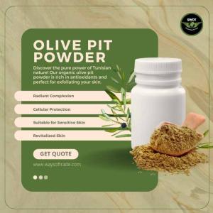  Olive Pit Powder - vegetable matter  unleash your creativity with our versatile olive pit powder. whether you're in the food,  cosmetics,  or industrial sectors,  our powder offers a sustainable and natural solution to meet your specific needs.