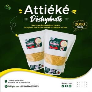  Attiékés Déshydratés - autres nous sommes les producteurs de l'atti&eacute;k&eacute; d&eacute;shydrat&eacute; en grande quantit&eacute; 100 &agrave; 1000 tonnes en c&ocirc;te d'ivoire. nous recherchons des partenaires. qualit&eacute; du produit go&ucirc;t authentique du manioc avec une longue dur&eacute;e de conservation et