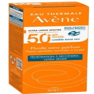  Avene Solaire Fluide Sans Parfum - hygiene entretien cr&egrave;me solaire avene solaire fluide sans parfum spf50+ 50ml disponible en gros &agrave; prix imbattable. --code ean - 3282770149128