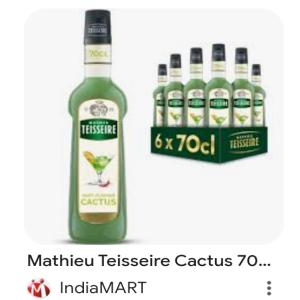  Sirop Teisseire Cactus - jus concentré sirop bonjour je suis à la recherche d'un minimum de 10 cartons de sirop teisseire cactus.  si possible à 2h maximum de reims.