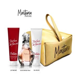  Coffret Montana Homme Femme - hygiene entretien nous vous proposons cette offre en stock avec 1150 pi&egrave;ce coffret montana initial 100 ml edp homme+d&eacute;oroll on 50ml+gel douche 100 ml coffret montana black edition 125ml edp homme+d&eacute;oroll on 50ml+gel douche 100 ml coffret montana suggestion eau d'or 100ml edp femme+lait parf