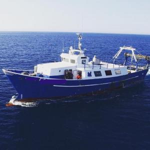  Bateau Chalutier 28,00 M. En Acier - equipement maritime bateau chalutier en service--- longueur 28, 00 mts--- largeur - 6, 80 mts--- matériel construction - acier--- equipement - complet--- anne construction - 1989--- lieu - espagne--- marque moteur - mitshubishi--- puissance - 1.800 ch--- gt- 112--- treuils inox--- équipement électron