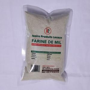  Farine De Mil - céréales nous vous proposons notre farine de mil. nous vous garantissons une qualité irréprochable,  une hygiène de fabrication appropriée et un goût irrésistible. notre produit est très facile à préparer et à transporter. passez votre comma
