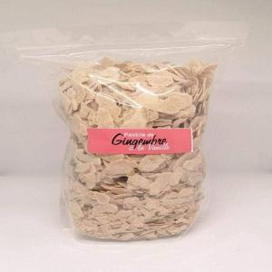  Pastilles /chips De Gingembre - fruits secs et graines grillées pour les amateurs du goût piquant de gingembre. nos pastilles au gingembre ont un effet bienfaisant sur l'estomac, apaisante en cas de grippe  aider à soulager les troubles digestifs tels que les nausées,  les indigestions et les ballonnements.et offrent en meme temps la dél
