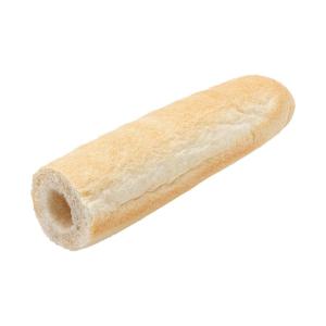  Pains Hot Dog Surgelés - autres farine de froment,  eau,  levure,  sel,  farine de seigle,  --émulsifiant ester mono- et diacétyl-tartrique des mono- et diglycérides--d'acides gras,  améliorant de farine , acide ascorbique--peut contenir des traces de- sésame--l x l x h (mm)-190 x 48 x 50--poids net- 60