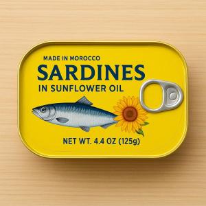  Vente De Sardines En Conserve Origine Maroc - poissons nous proposons à la vente des sardines en conserve d excellente qualité,  disponibles en cartons de 50 boîtes,  pretes à l exportation.--  origine - maroc--  formats disponibles - 125g / 155g--  types - sardine à l huile végétale,  à l huile de tou