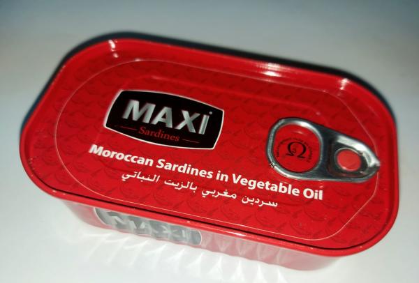  Sardines In Vegetable Oil - retains cans of 125 g with easy open,  3250 cartons of 50 cans per container.--origin- morocco--production- 2025--expiration- 2029--loading- from august 2025--