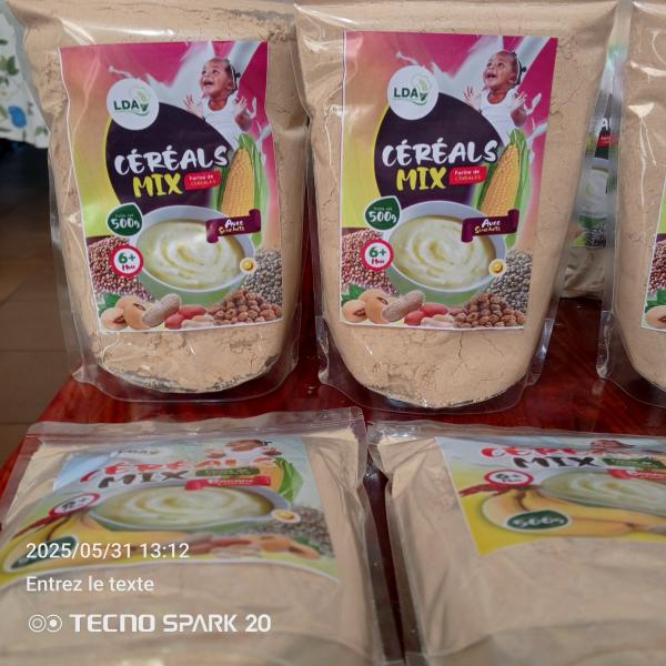  Désireux Collaborer Avec Des Grossistes - céréales nous avons de disponibles des farines de mixte c&eacute;r&eacute;ales pour les enfants &agrave; partir de 6 mois. des mixtes c&eacute;r&eacute;ales tels que le soja,  le mil,  le maïs,  &agrave; base d'arachide,  de souchets et autres. nous vous fournissons les meilleures qualit&eacute;s.