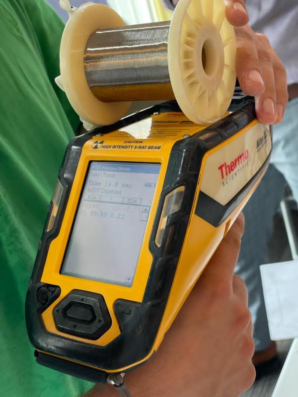  Nickel Wire - metals to sell nickel wire ,  0, 025 mm dia on bobins,  net weight 27541 g,  lenght 6259318 m  ,  3 boxes ,  120 bobbins ,  presented as follow ---box 1 - 40 bobbins (81-120),  net weight 9136 g,  lenght 2076363 m--box 2 - 40 bobbins (121-160),  net weight  9120 g,  lenght 2072727 m--box 3 - 40 bobbins (161-200),  net