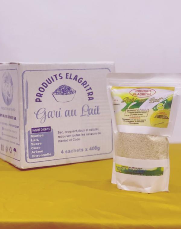  Gari Au Lait 100% Naturel - produits sucrés gari au lait 100 % naturel – produit du bénin---- localisation - bénin |  exportation possible vers l’europe,  les usa , partout en afrique et la diaspora africaine----produit - gari au lait--conditionnement - sachets hermétiques de 400 g | carton de 4 sachets--marque - produits e