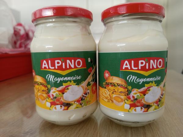  Mayonnaise Alpino - conserve semi conserve nous proposons de la mayonnaise premium id&eacute;ale pour la revente l’h&ocirc;tellerie la restauration ou l’industrie agroalimentaire. qualit&eacute; export – go&ucirc;t onctueux disponible en • seaux de 5 kg • pots de 450 g / 260 g / 1000 g marque distributeur possible prix comp&eac