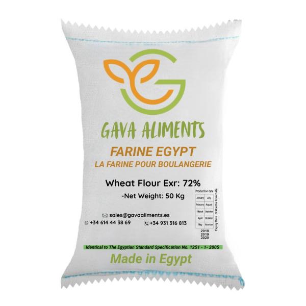  Farine De Blé Wheat Flour Soft Durum - féculents farine de bl&eacute; certification iso 9001 2015 halal origin egipte 1 fcl 20 480 sac de 50kg / 960 sac de 25kg moq 1 fcl 20  fumigation du conteneur pour prot&eacute;ger le chargement des insectes. gel de silice &agrave; l'int&eacute;rieur du conteneur pour &eacute;viter l'hum