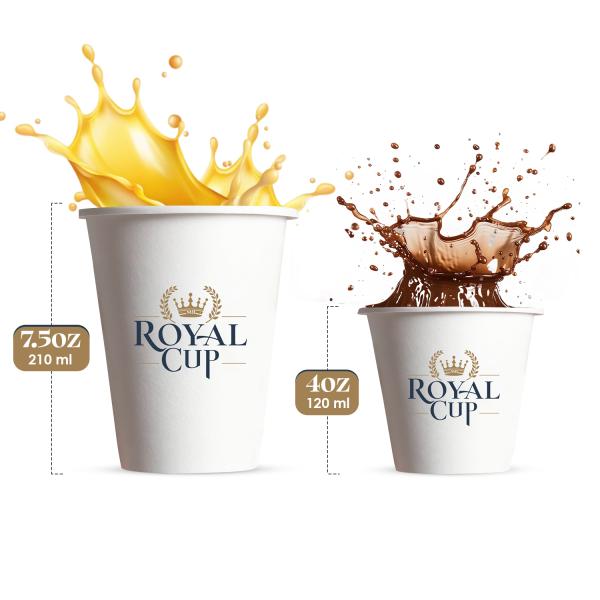  Gobelets Carton Résistant Et De Très Bonne Qu - conditionnement bonjour,  ----je vends des gobelets en carton à la palette. --2 tailles différentes - 4oz et 7, 5oz soit 120 et 210ml.----carton de 1000 gobelets soit 20×50 gobelets --16 euros ttc soit 12, 8 ht pour les 4oz--17 euros ttc  soit 13, 6 ht pour les 7, 5oz----facture disponible. --photo sur dem