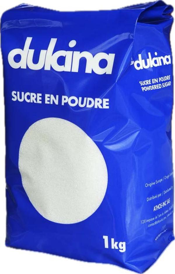  Sucre En Poudre Dulcina - produits sucrés description du produit - sucre en poudre--format d’emballage - paquet de 1kg--origine europe----conditionnement ---720 paquets / palette--32 palettes / camion