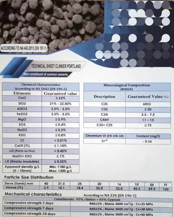  Offre De Clinker Ciment - ciment offre de clinker & ciment   exportation depuis l alg&eacute;rie produit principal clinker qualit&eacute; conforme aux normes internationales quantit&eacute;s importantes disponibles pour contrats r&eacute;guliers produit compl&eacute;mentaire ciment types cem 52.5 cem 42.5