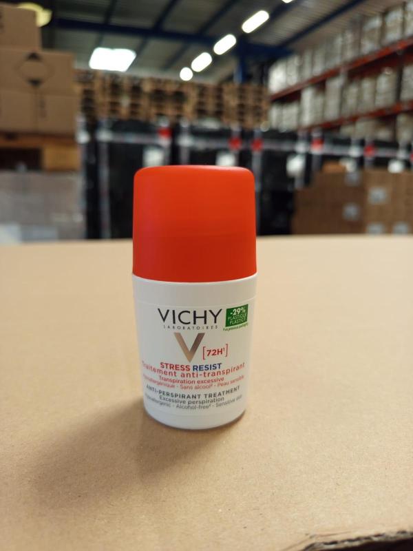  Stock Disponible - autres nous avons actuellement en stock &agrave; paris vichy d&eacute;odorant anti transpirant 48h peaux sensibles – 50ml (ean 3337871320324) vichy d&eacute;odorant anti transpirant 72h protection intense – 50ml (ean 3337871324001) • quantit&eacute; disponible 3024 pi&egrave;ces (≈ 63 cartons) 