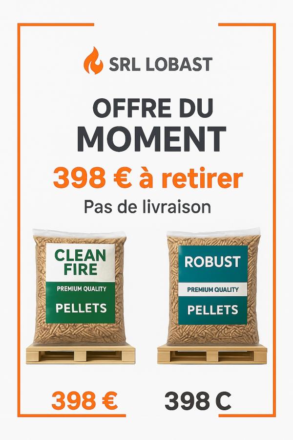  Pellets De Bois Disponible - energie renouvelable je dispose de 16 palletes clean fire et 17 palletes robust ,  le depot se trouve a olne en belgique . au prix de 398 euros par pallete( 65 sacs de 15 kg par pallete ),  prix a retirer sur-- place.