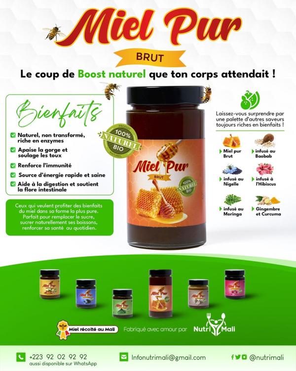  Miel 100% Naturel Vendre Direct Du Pro - autres  je suis apiculteur bas&eacute; au mali(bamako) et je propose &agrave; la vente mon miel artisanal r&eacute;colt&eacute; de mani&egrave;re traditionnelle sans aucun additif ni traitement chimique. 