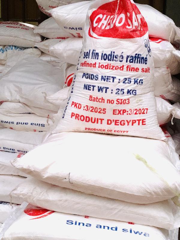  Sel Iodé De Qualité Sac De 25 Kg Disponible - autres je suis un fournisseur de sel iod&eacute; de qualit&eacute; sup&eacute;rieure au benin stock disponible jusqu’&agrave; 30 tonnes. conditionn&eacute; en sacs de 25 kg avec un sachet int&eacute;rieur pour faciliter le transport et garantir une meilleure conservation. produit id&eacute;al pour la con