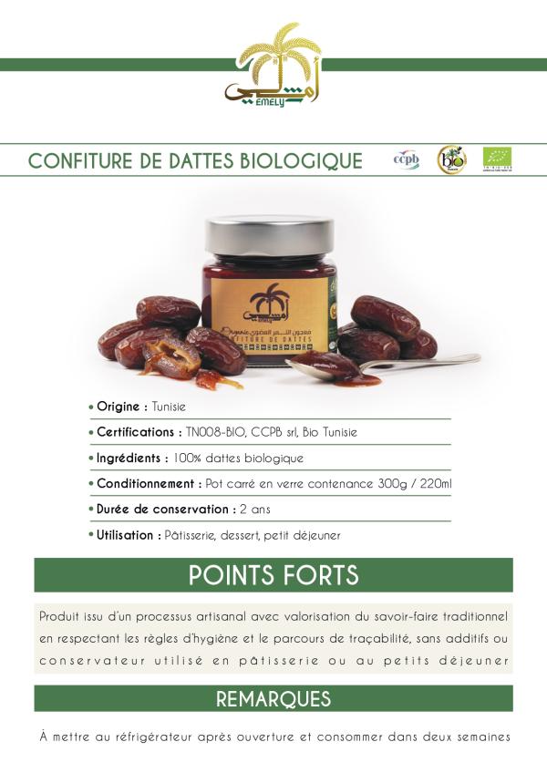  Confiture De Datte 100% Naturelle - fruits et légumes vente confiture de datte 100% naturelle emely – des alternatives naturelles au sucre issues de la datte deglet nour