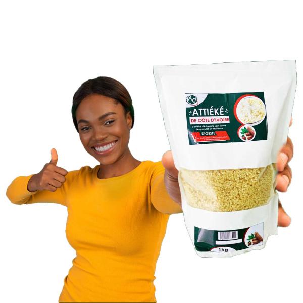  Attiékés Déshydratés - féculents nous sommes producteurs de l’atti&eacute;k&eacute; d&eacute;shydrat&eacute; avec une capacit&eacute; de production sup&eacute;rieure &agrave; 10 tonnes par mois. nous recherchons des clients distributeurs et partenaires en c&ocirc;te d’ivoire et &agrave; l’international.