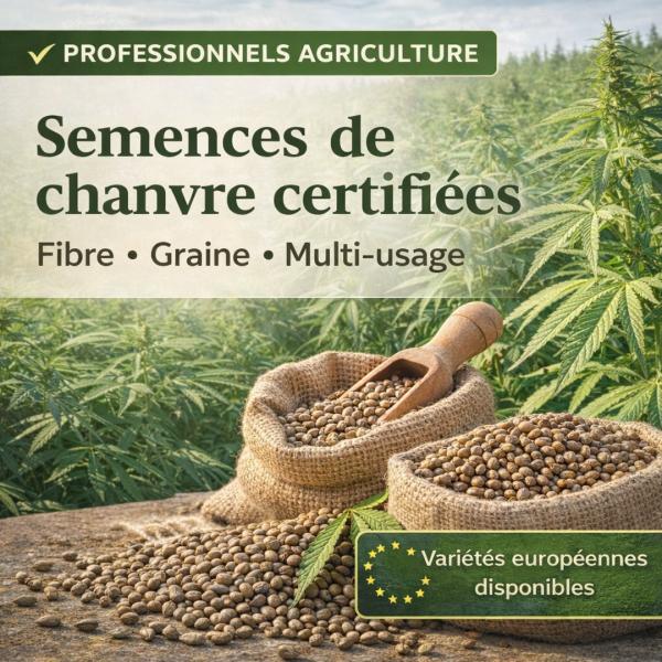  Semences De Chanvre Certifiées - semence graine plant n&eacute;gociant sp&eacute;cialis&eacute; dans le chanvre industriel je propose pour les prochaines campagnes une gamme compl&egrave;te de semences europ&eacute;ennes de chanvre certifi&eacute;es adapt&eacute;es aux usages fibre graine (ch&egrave;nevis) et multi usage. les vari&eacute;t&eacute