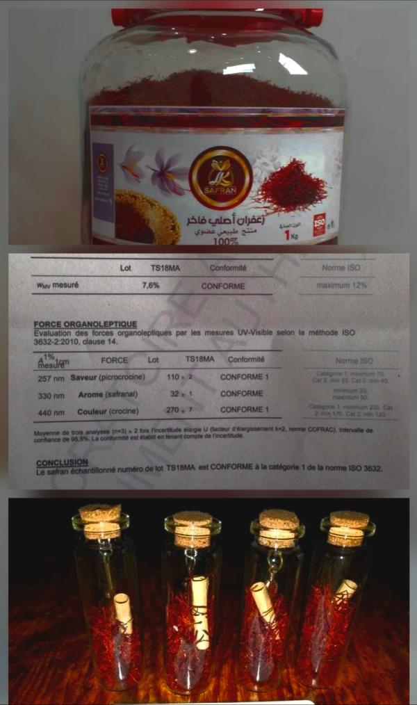  Safran De Haute Qualité Avec Certificat Iso - épices aromates madame monsieur; nous sommes une soci&eacute;t&eacute; d'exportation alg&eacute;rienne ont as le (safran) avec une qualit&eacute; sup&eacute;rieure et un emballage et conditionnement selon vos besoins et aussi avec certificat d'analyse et certificat iso pour plus d'informations veuillez nous conta