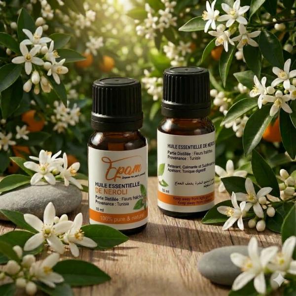  Huile Es De Néroli - huiles huile essentielle de n&eacute;roli tunisien obtenue &agrave; partir des fleurs fra&icirc;ches de l oranger amer (citrus aurantium)   production artisanale   quantit&eacute; tr&egrave;s limit&eacute;e huile pr&eacute;cieuse.   100% pure et naturelle   hydroditillateur equip&eacute; d'un double 
