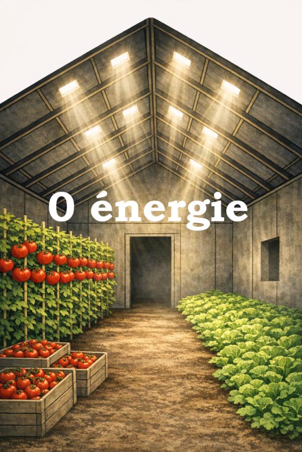  Serre Agricole Zéro Énergie - energie renouvelable serre agricole z&eacute;ro &eacute;nergie design et fabrication de serres agricoles z&eacute;ro &eacute;nergie (ou &agrave; &eacute;nergie positive). utilise le syst&egrave;me brevet&eacute; thermimmo combinant super isolation et collecte de lumi&egrave;re naturelle. gestion optimale de la temp&