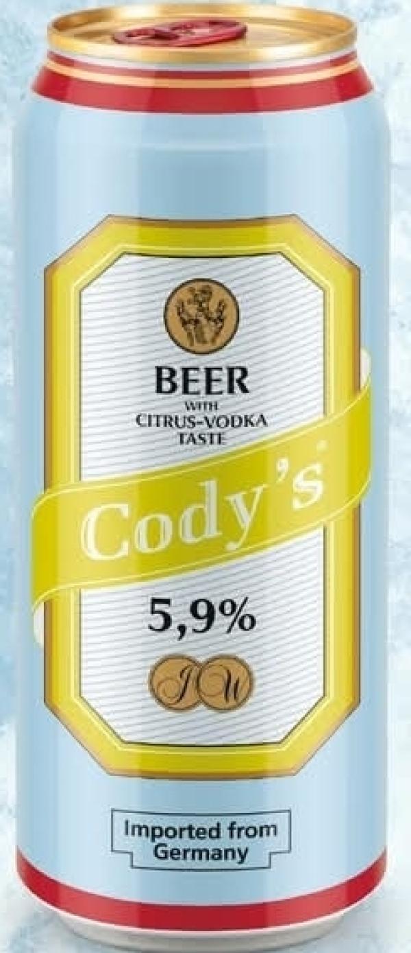  Cody’s Bière - boisson alcoolisée besoin de cody’s bi&egrave;re pour la c&ocirc;te d’ivoire. je suis partant pour un partenariat s&eacute;rieux et longue dur&eacute;e.