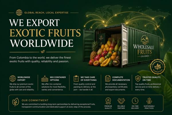  Fruits Exotiques - fruits et légumes vente en gros – fruits exotiques de colombie (export) nous sommes une entreprise bas&eacute;e en colombie sp&eacute;cialis&eacute;e dans le commerce de gros de fruits exotiques. nous proposons une large s&eacute;lection de produits tropicaux soigneusement cultiv&eacute;s et rigoureusement s&eacu