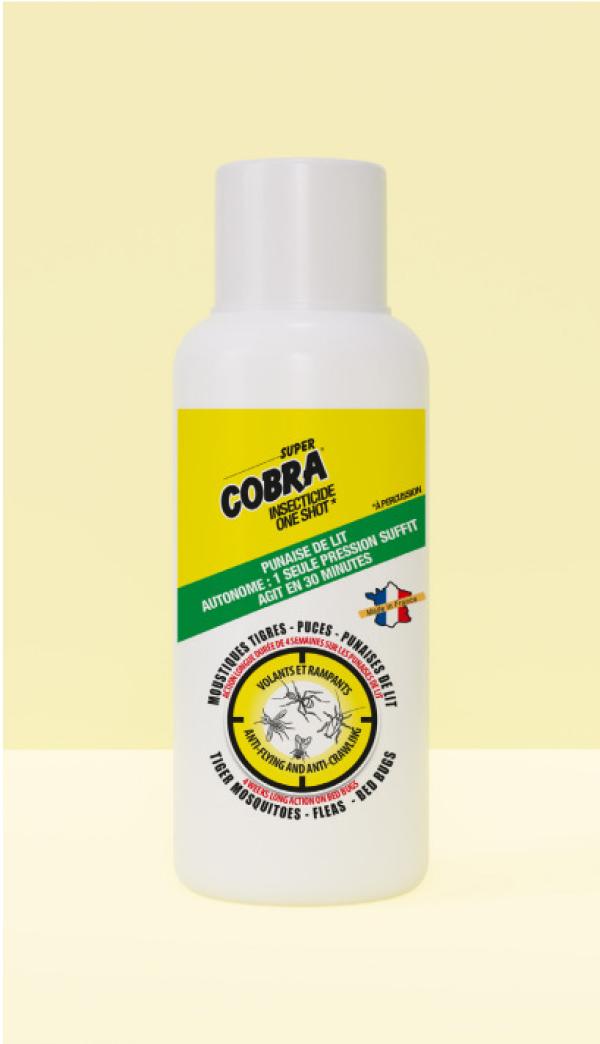  Sprays Cobra Anti-punaises De Lit En Gros - hygiene entretien d&eacute;stockage &agrave; saisir   lot d'a&eacute;rosols anti punaises de lit « super cobra » (r&eacute;f. cobra125) diffuseur autonome 125 ml. vente entre professionnels prix de liquidation pour &eacute;coulement rapide (date courte). prix &agrave; 0.7  par unit&eacute; pour une commande de 2