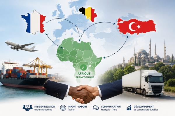  Mise En Relation Commerciale Partenariat - autres  bilingue fran&ccedil;ais turc je propose mes services pour faciliter les &eacute;changes commerciaux entre les entreprises turques et les acteurs &eacute;conomiques des pays francophones notamment en afrique et en europe. mon r&ocirc;le est d accompagner les entreprises souhaitant d&eacut