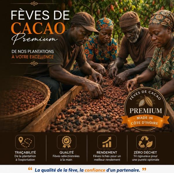  Feves De Cacao Usinees Premium - café cacao thé vous etes chocolatier artisan ou transformateur de cacao ? nous vous propose des f&egrave;ves de cacao ivoiriennes usin&eacute;es soigneusement s&eacute;lectionn&eacute;es pour garantir une qualit&eacute; optimale. sans d&eacute;chets ni mati&egrave;res &eacute;trang&egrave;res excellent gr