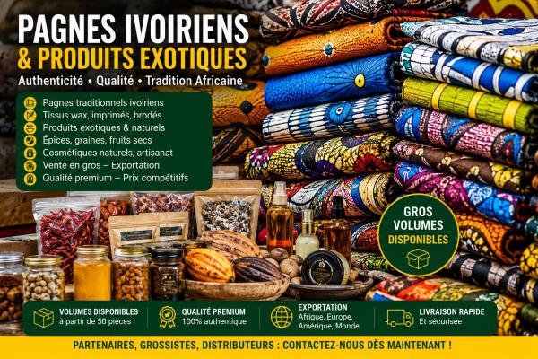  Pagne Africain Exotiques Côte D ivoire - autres pagne ivoirien authentique & produits africains et exotiques   vente en gros d&eacute;couvrez notre s&eacute;lection de pagnes traditionnels africains principalement issus de c&ocirc;te d ivoire ainsi qu une gamme diversifi&eacute;e de produits africains et exotiques destin&eacute;s aux grossiste
