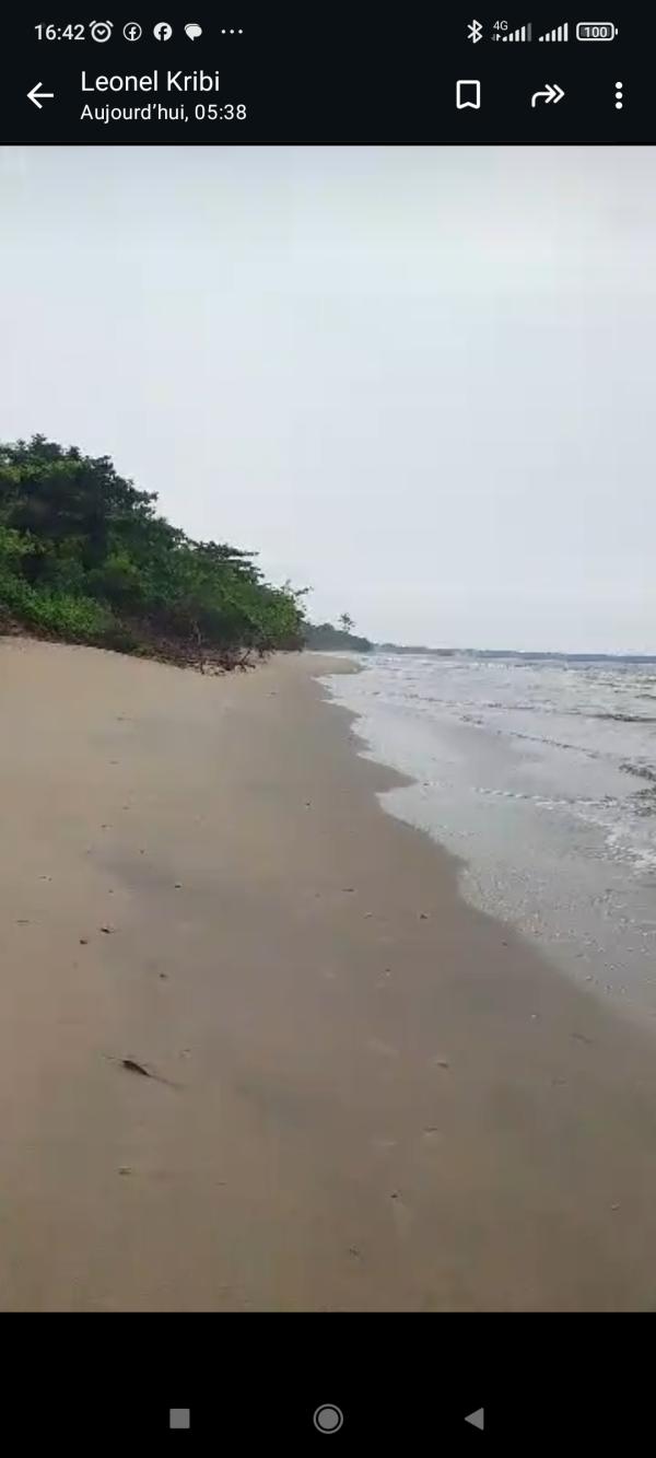  Parcelles De Terrain Titré En Bordure De Mer - autres 5000 m² de terrain en bordure de l'oc&eacute;an atlantique &agrave; vendre au cameroun dans le d&eacute;partement de l'oc&eacute;an plus pr&eacute;cis&eacute;ment dans la cit&eacute; baln&eacute;aire de kribi sur la plage de campo. a un prix de 20  le m² wattsapp 