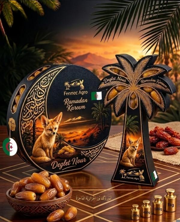  Dattes Deglet Nour Premium Coffrets Ramadan - fruits secs et graines grillées coffrets ramadan 2027   dattes deglet nour premium de biskra   export ramadan 2027 offrez le meilleur de biskra fennec agro producteur de dattes &agrave; biskra (alg&eacute;rie) pr&eacute;sente ses coffrets cadeaux deglet nour con&ccedil;us pour le ramadan un coffret en forme de croissant et un co