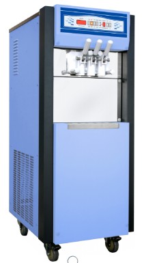 Machine à crème glacée - matériels machines op238c--spécifications ---alimentation électrique - 220v 50/60hz 2.4kw--moteur de batteur - 1100w×1--compresseur principal - acc/kk/aspera--capacité de refoidissement - 1060w×1--réfrigérant - r404a/r507--goût - 2 + panaché--cylindre de refroidissement 