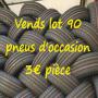 LOT 90 pneus VL d'occasion